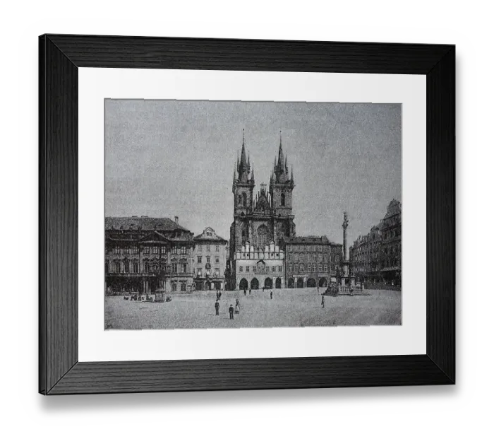 Framed Print : The Old Town Square in Prague, Czech Republic Framed Print : The Old Town Square in Prague, Czech Republic