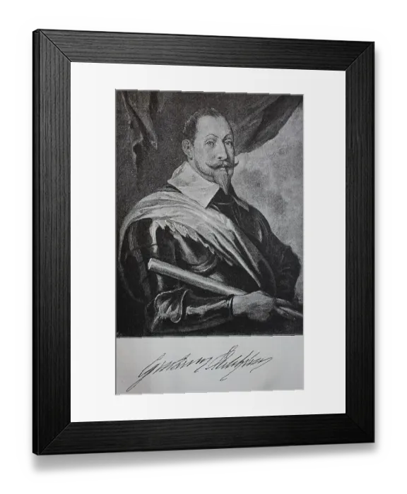 Framed Print : Gustav II Adolf, 19 December 1594