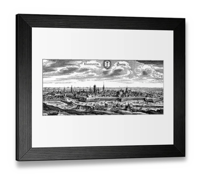 Framed Print : Gdansk, Gdansk, Poland, in the 17th century Framed Print : Gdansk, Gdansk, Poland, in the 17th century