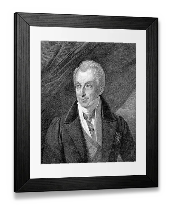 Framed Print : Klemens Wenzel Lothar von Metternich