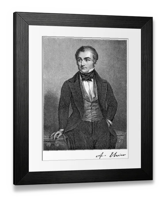 Framed Print : Louis Adolphe Thiers, 16 April 1797 Framed Print : Louis Adolphe Thiers, 16 April 1797