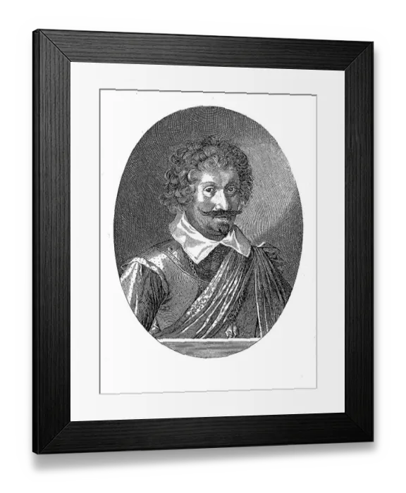 Framed Print : Charles Bonaventure de Longueval