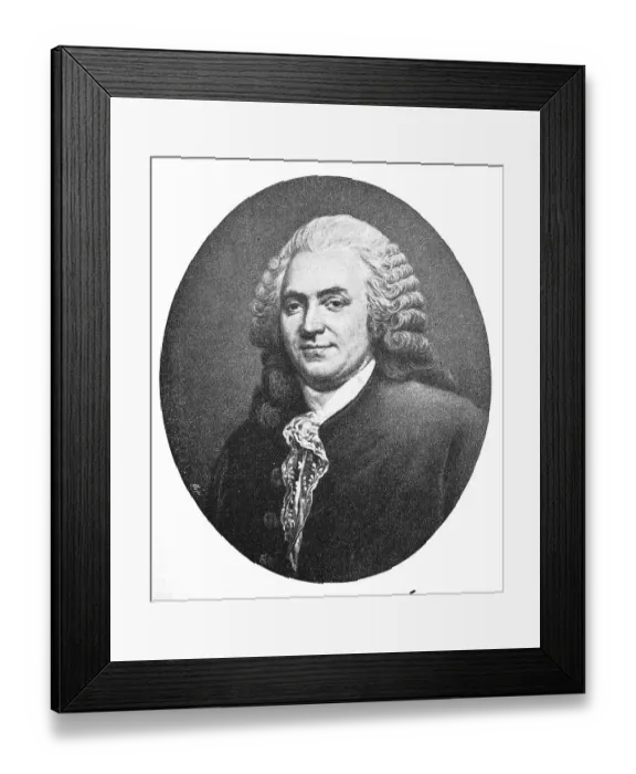 Framed Print : Anne Robert Jacques Turgot, baron de l'Aulne Framed Print : Anne Robert Jacques Turgot, baron de l'Aulne