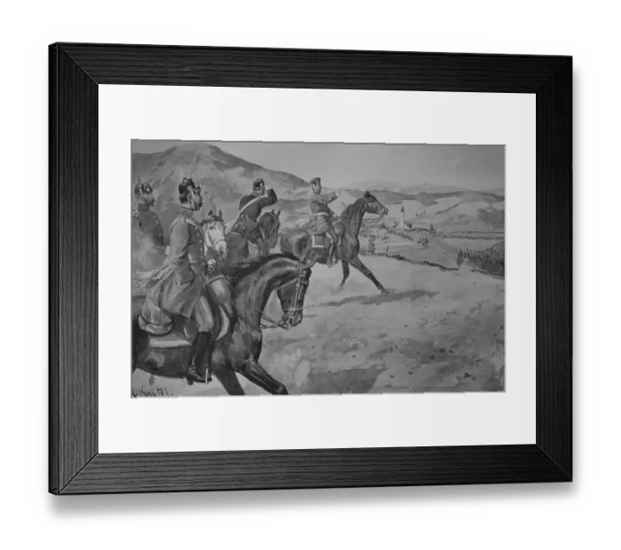 Framed Print : Bavaria, Bavarian Army, Commanding General on the Manoeuvre Field Framed Print : Bavaria, Bavarian Army, Commanding General on the Manoeuvre Field