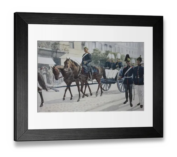 Framed Print : Prussian Army, Guard Field Artillery Framed Print : Prussian Army, Guard Field Artillery