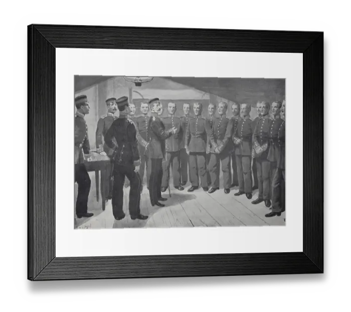 Framed Print : Prussian Army, Instruction for the Soldiers