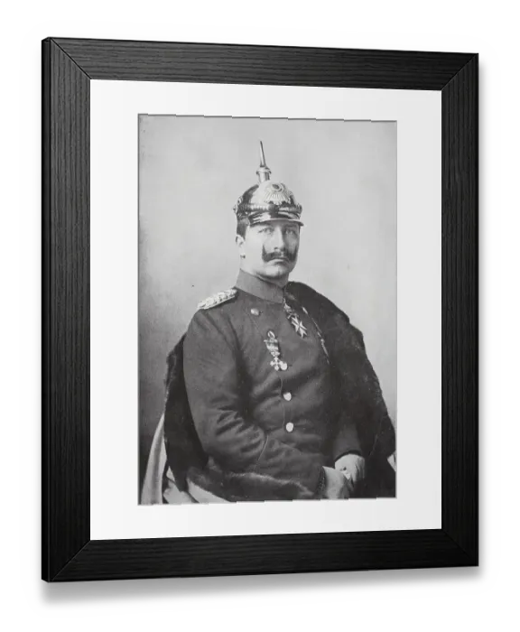 Framed Print : Wilhelm II Friedrich Wilhelm Viktor Albert of Prussia
