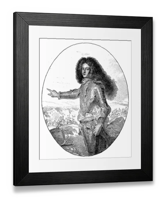 Framed Print : Louis, Dauphin of France, Duke of Burgundy