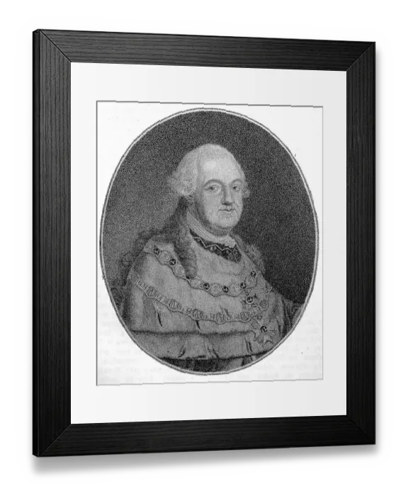 Framed Print : Karl Philipp Theodor, 10 December 1724 -16 February 1799