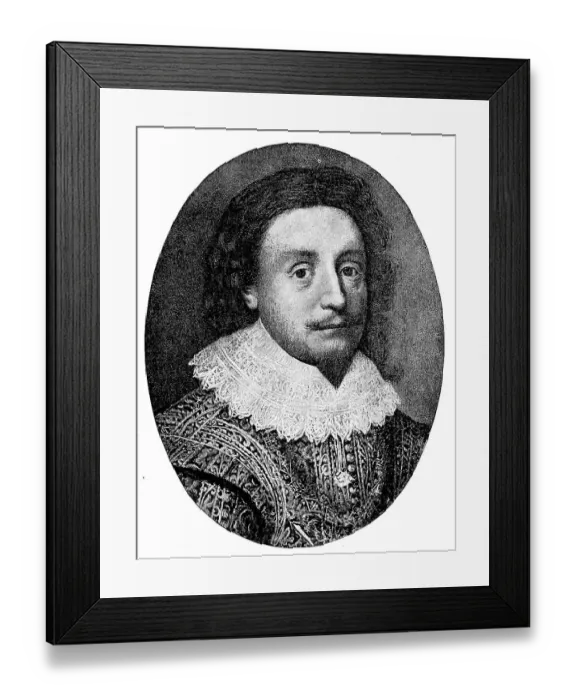 Framed Print : Frederick V. 26 August 1596, 29 November 1632