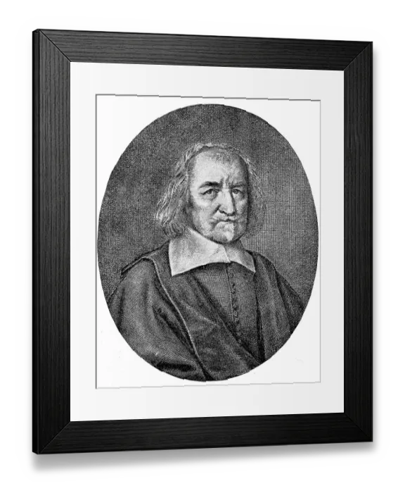 Framed Print : Thomas Hobbes, April 1588 - 4 December 1679 Framed Print : Thomas Hobbes, April 1588 - 4 December 1679