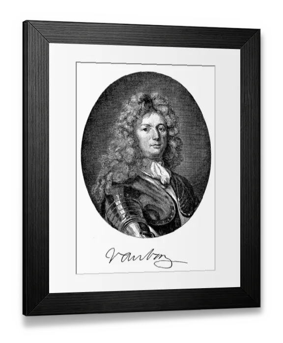 Framed Print : Sebastien Le Prestre, Seigneur de Vauban