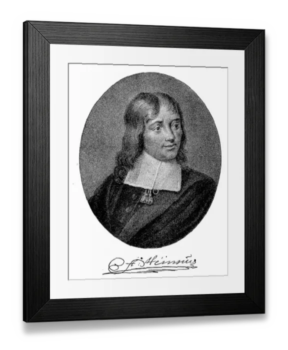 Framed Print : Anthonie Heinsius, 22 December 1641