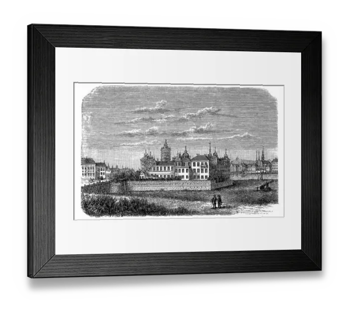 Framed Print : The Royal Palace of Stockholm, Sweden