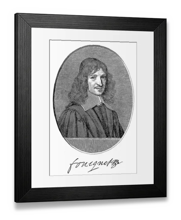 Framed Print : Nicolas Fouquet, 23 February 1615