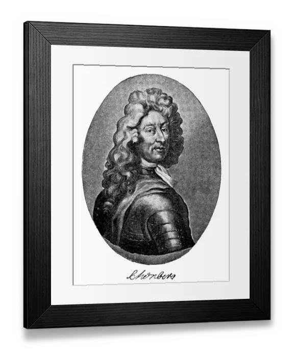 Framed Print : Count von Schomberg, von Schoenberg