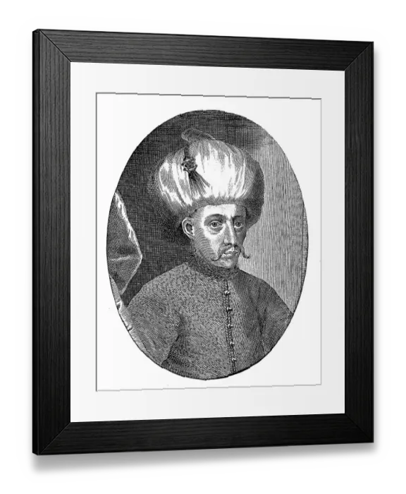 Framed Print : Sultan Mohammed III ruled the Ottoman Empire from 1595