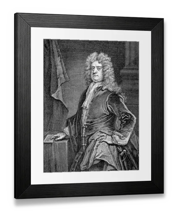 Framed Print : Edward Russell, 1st Earl of Orford