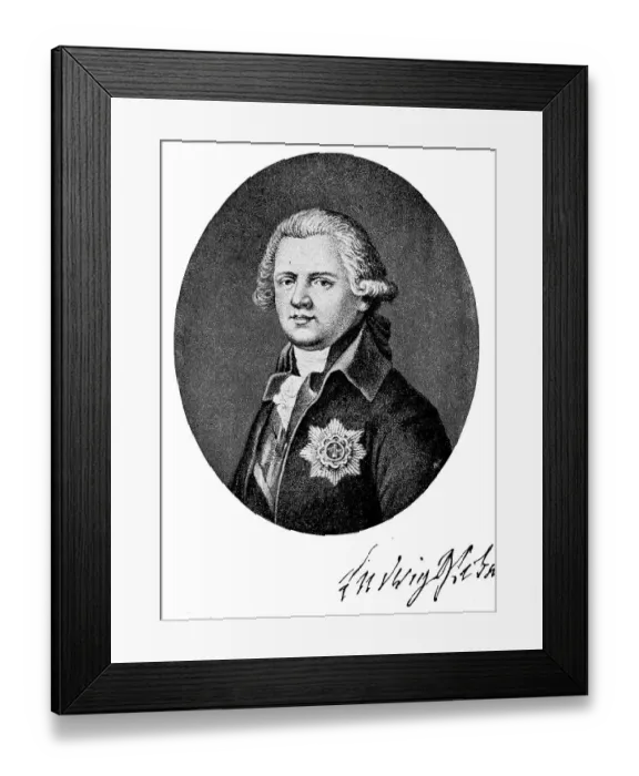 Framed Print : Johann Ludwig Graf von Cobenzl