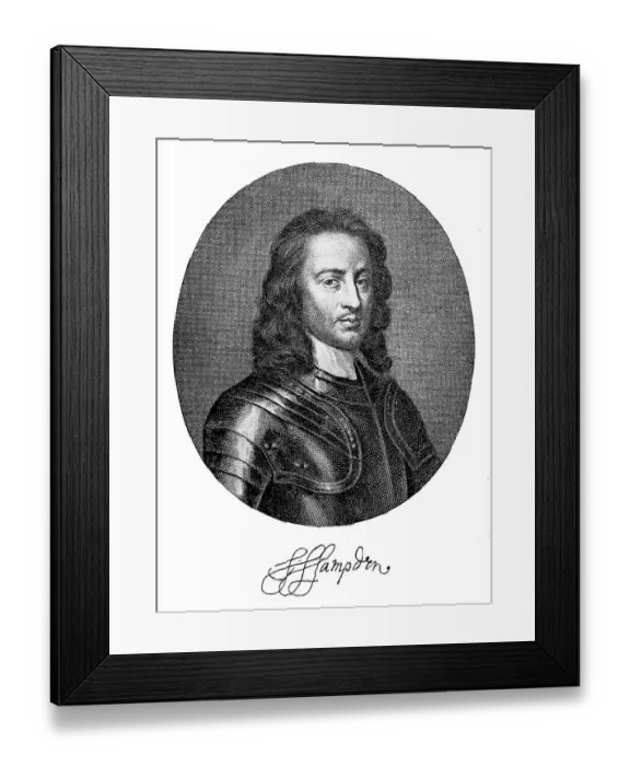 Framed Print : John Hampden, c. 1594, 18 June 1643