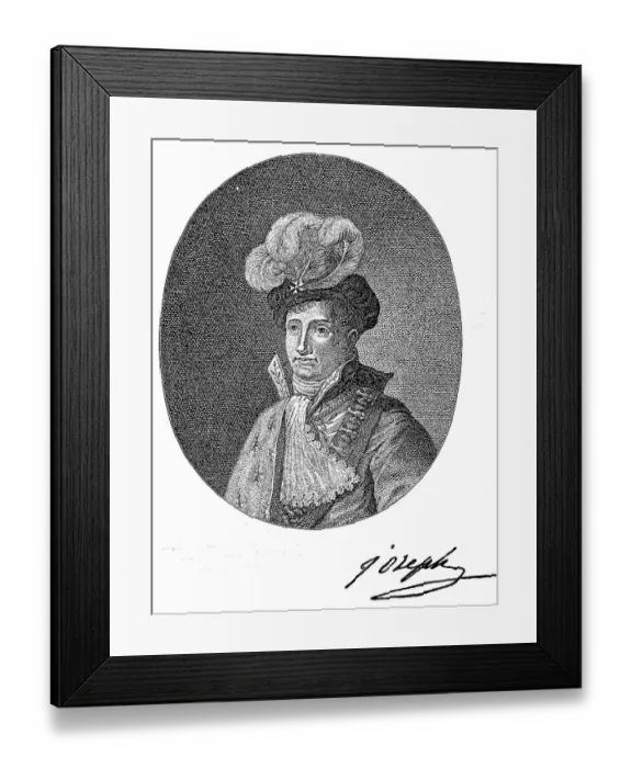 Framed Print : Joseph Bonaparte, 7 January 1768 Framed Print : Joseph Bonaparte, 7 January 1768
