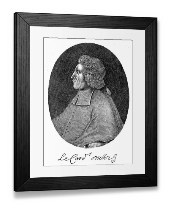 Framed Print : Guillaume Dubois, 6 September 1656