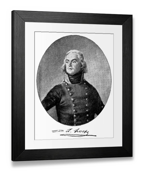 Framed Print : Louis-Lazare Hoche, 25 June 1768 Framed Print : Louis-Lazare Hoche, 25 June 1768