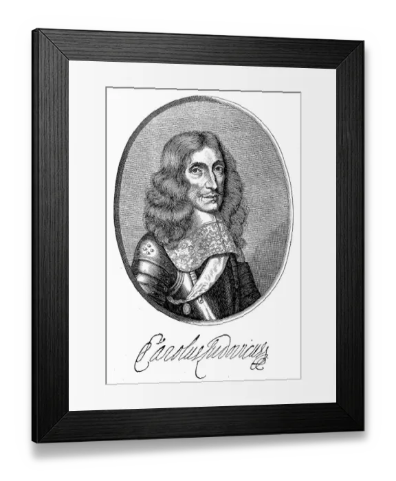 Framed Print : Karl Ludwig Raugraf zu Pfalz, Carl Ludwig