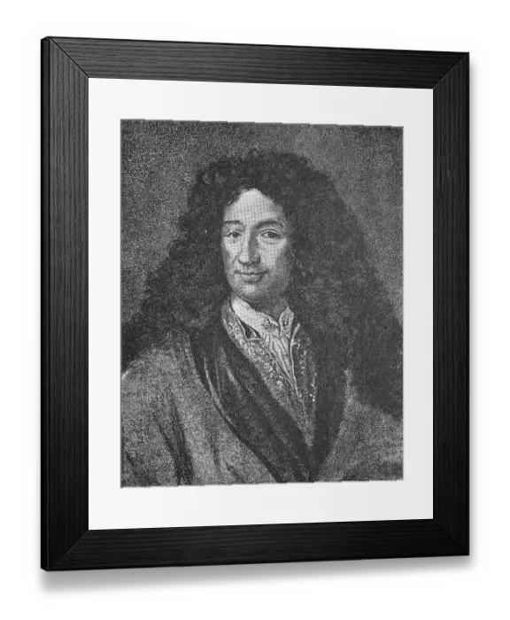 Framed Print : Gottfried Wilhelm Leibniz, 1 July 1646 Framed Print : Gottfried Wilhelm Leibniz, 1 July 1646