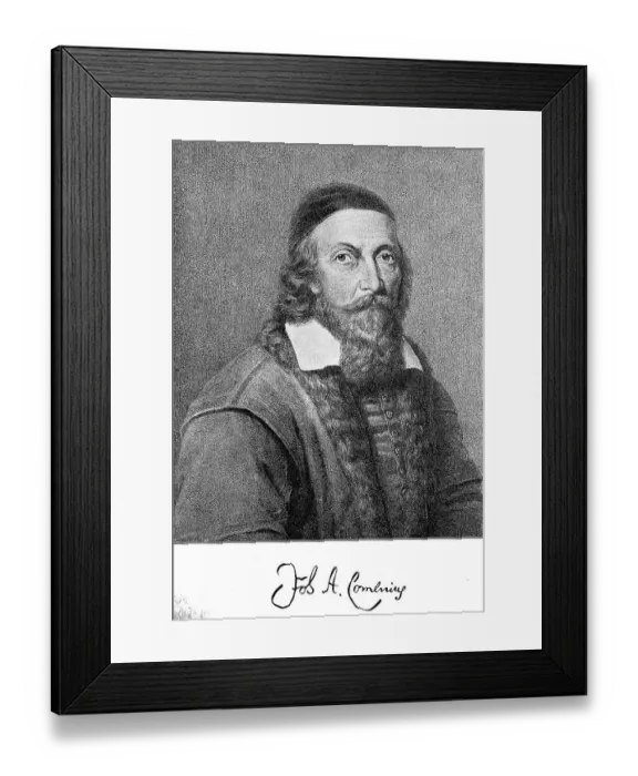 Framed Print : Johann Amos Comenius, Komenius