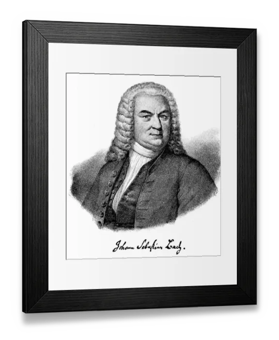 Framed Print : Johann Sebastian Bach, 31 March 1685