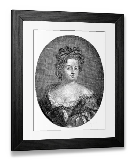 Framed Print : Sophie Charlotte Duchess of Brunswick and Lueneburg Framed Print : Sophie Charlotte Duchess of Brunswick and Lueneburg