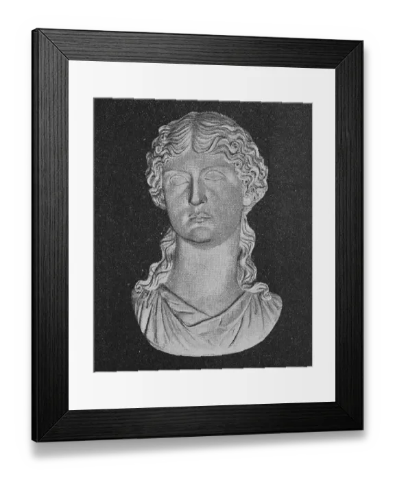 Framed Print : Vipsania Agrippina, 14 BC 18 October 33 AD often called Agrippina maior the Elder for short