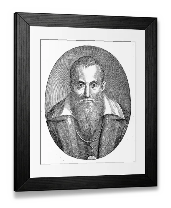 Framed Print : Joseph Justus Scaliger or Joseph Juste Scaliger