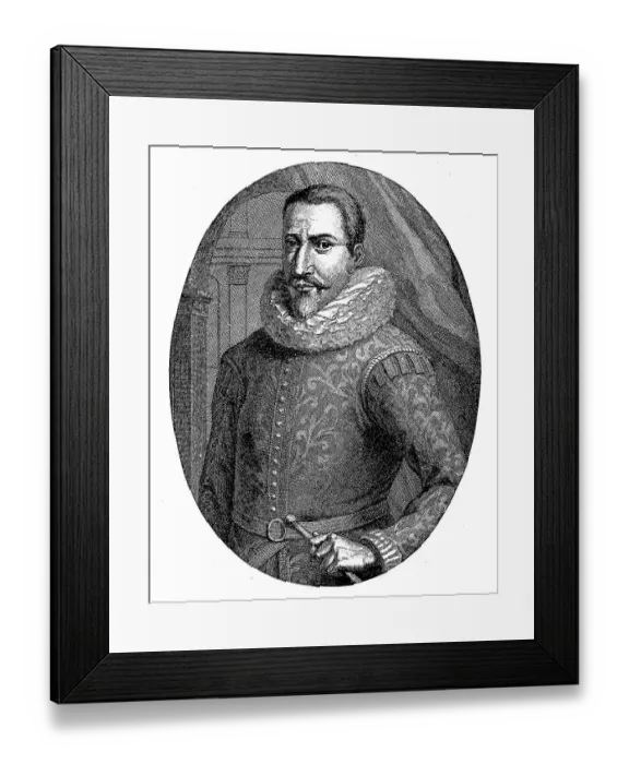 Framed Print : Jan Pieterszoon Coen, 8 January 1587