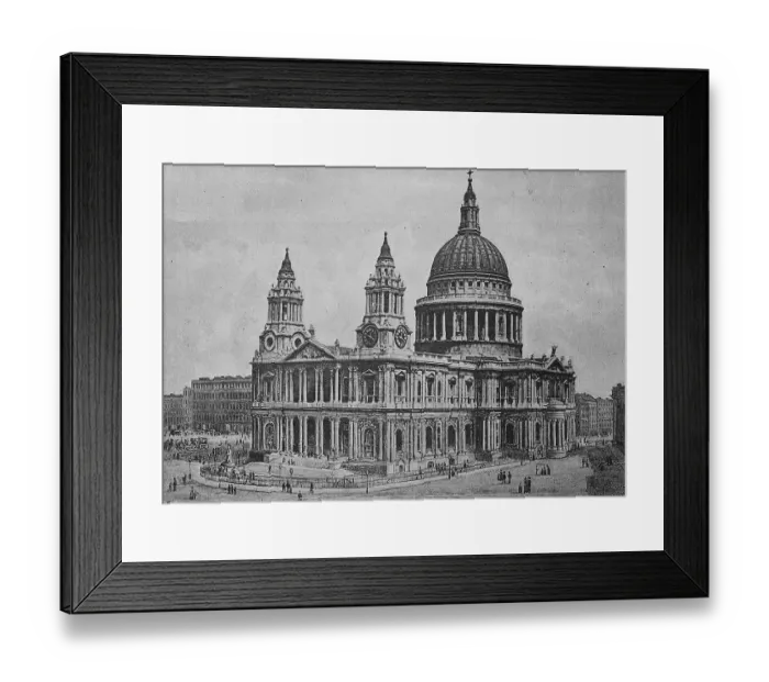 Framed Print : St Paul's Church in London Framed Print : St Paul's Church in London