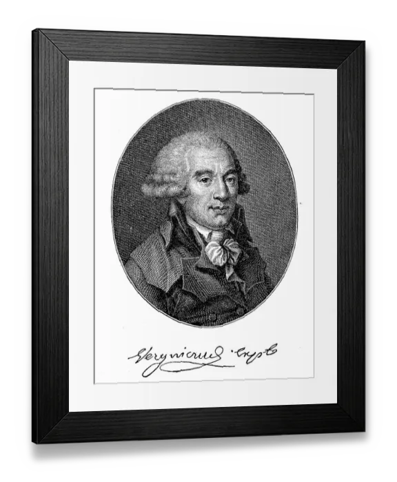 Framed Print : Pierre Victurnien Vergniaud, 31 May 1753