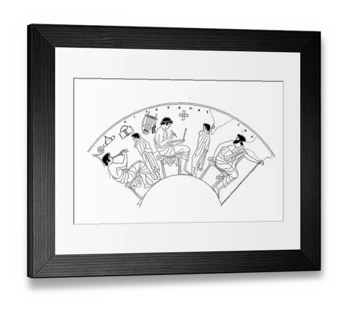 Framed Print : School lessons in Athens, Greece