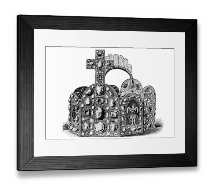 Framed Print : The Roman-German Imperial Crown