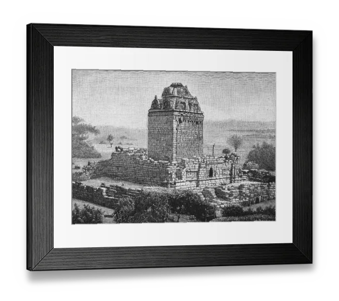 Framed Print : Rama Temple of Gop, from the year 1880 Framed Print : Rama Temple of Gop, from the year 1880