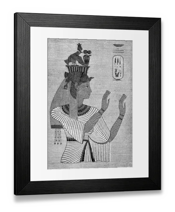 Framed Print : Tiye, Teje, 1398 B. C. 1338 B. was the Great Royal Wife and de facto co-ruler of the Egyptian Pharaoh Amenophis III Framed Print : Tiye, Teje, 1398 B. C. 1338 B. was the Great Royal Wife and de facto co-ruler of the Egyptian Pharaoh Amenophis III