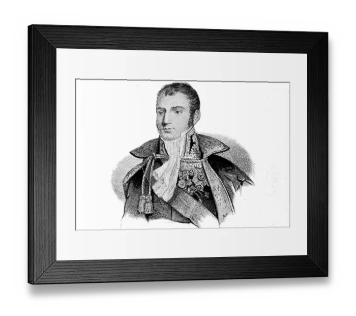 Framed Print : Anne-Jean-Marie-Rene Savary, duc de Rovigo