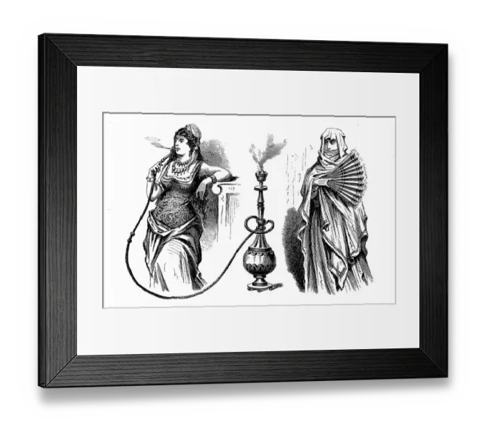 Framed Print : Woman, Mohammedan from Tbilisi