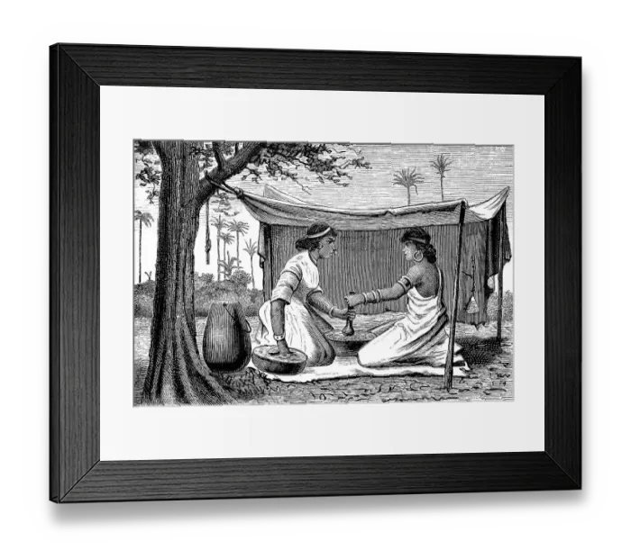 Framed Print : Women from the Telinga people, India
