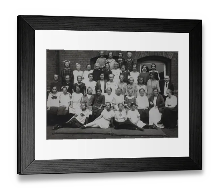 Framed Print : Class photo from Kiel, Germany