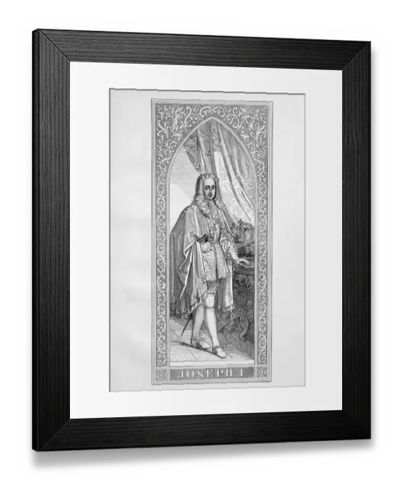 Framed Print : Joseph I (26 July 1678) (17 April 1711) of the House of Habsburg and from 1705 to 1711 Holy Roman Emperor
