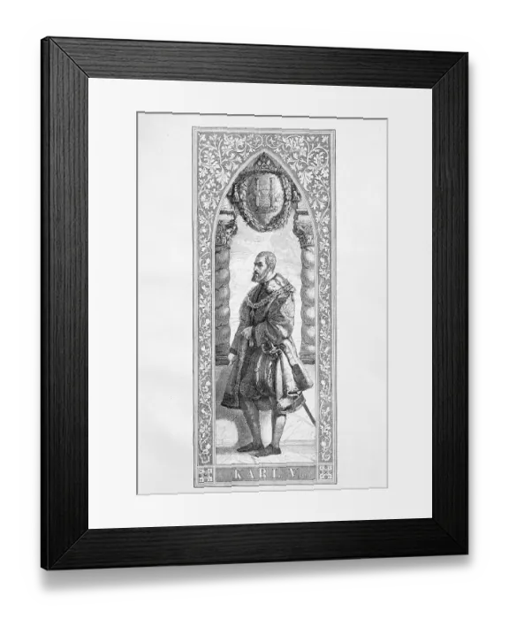Framed Print : Charles V Carlos I Charles Quint (24 February 1500) (21 September 1558) Framed Print : Charles V Carlos I Charles Quint (24 February 1500) (21 September 1558)