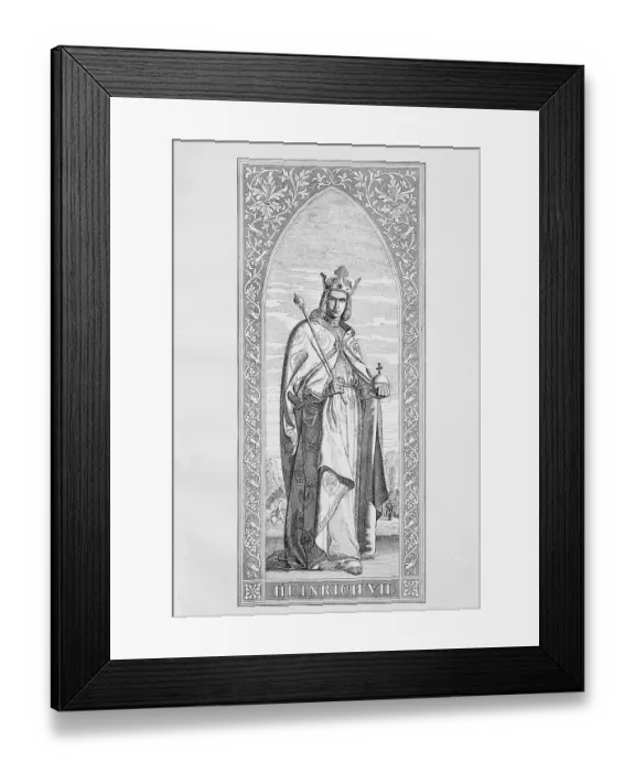Framed Print : Henry VII (1278) (79) (24 August 1313) Framed Print : Henry VII (1278) (79) (24 August 1313)