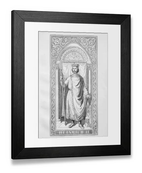 Framed Print : Henry II (6 May 973 or 978) (13 July 1024)