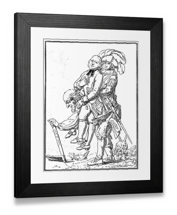 Framed Print : Pamphlet from the time of the elections for the Estates General